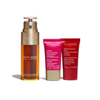 CLARINS مجموعة المصل المزدوج ومجموعة التجديد الفائق – متجر إلكتروني