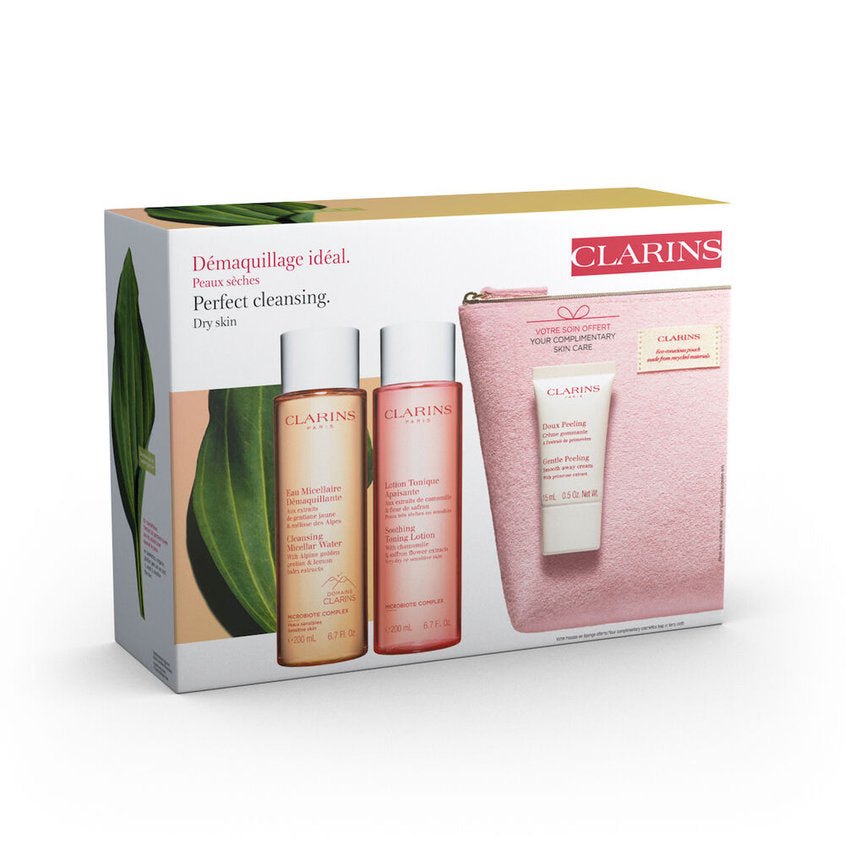 CLARINS مجموعة التنظيف المثالية للبشرة الجافة – شراء أونلاين