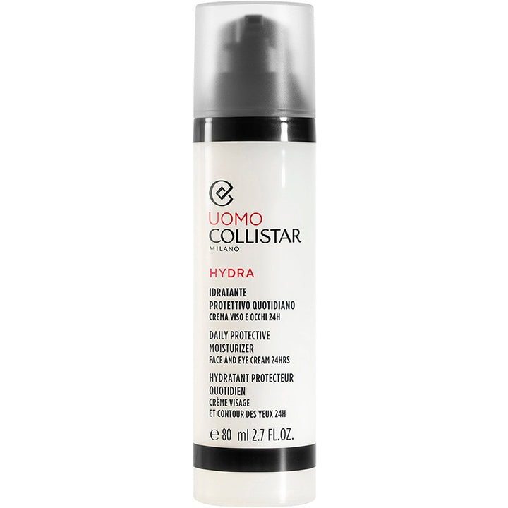 Men's skin care DAILY PROTECTIVE MOISTURIZER FACE AND EYE CREAM 24 HRS 80 ML