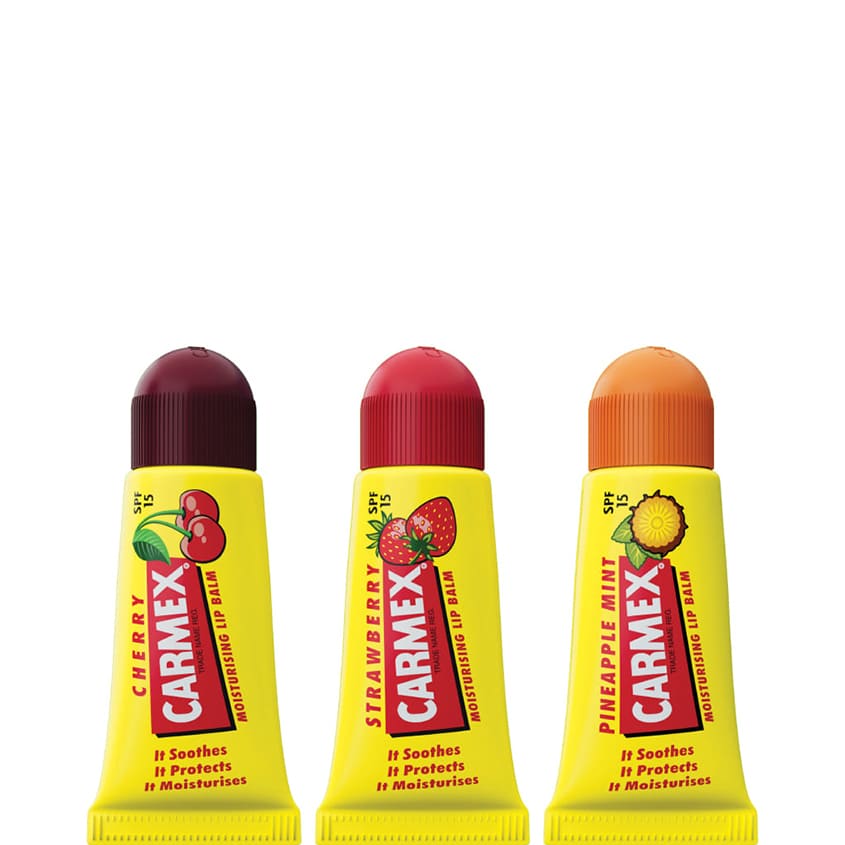 Carmex Tube Assorted Spf15 0.18 Oz 120/Ca 3Pk Mini