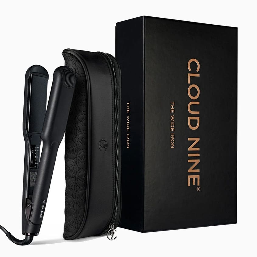 Cloud Nine Wide Styler Iron Black