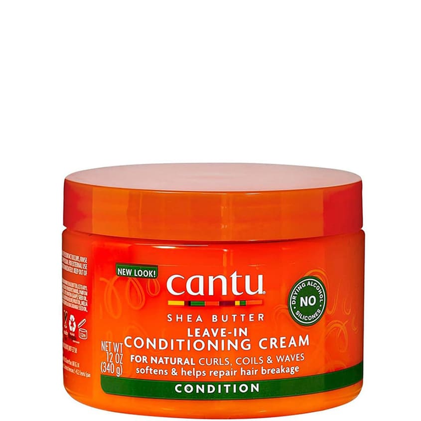 CANTU كريم مرطب بزبدة الشيا يُترك على الشعر