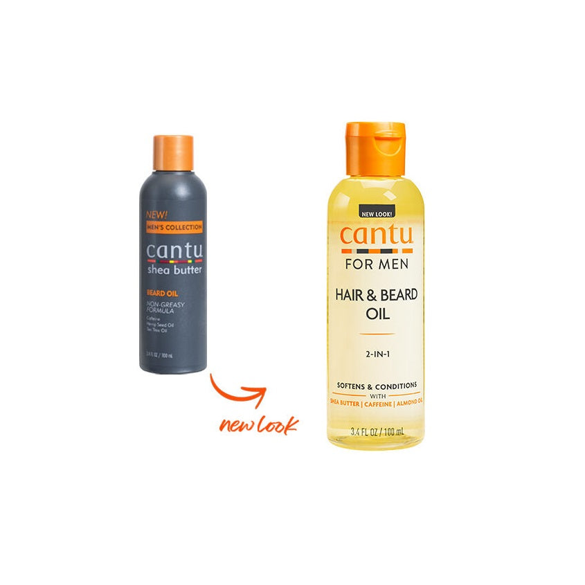 CANTU زيت كانتو للرجال 2 في 1 للشعر واللحية، 100 مل – متجر إلكتروني