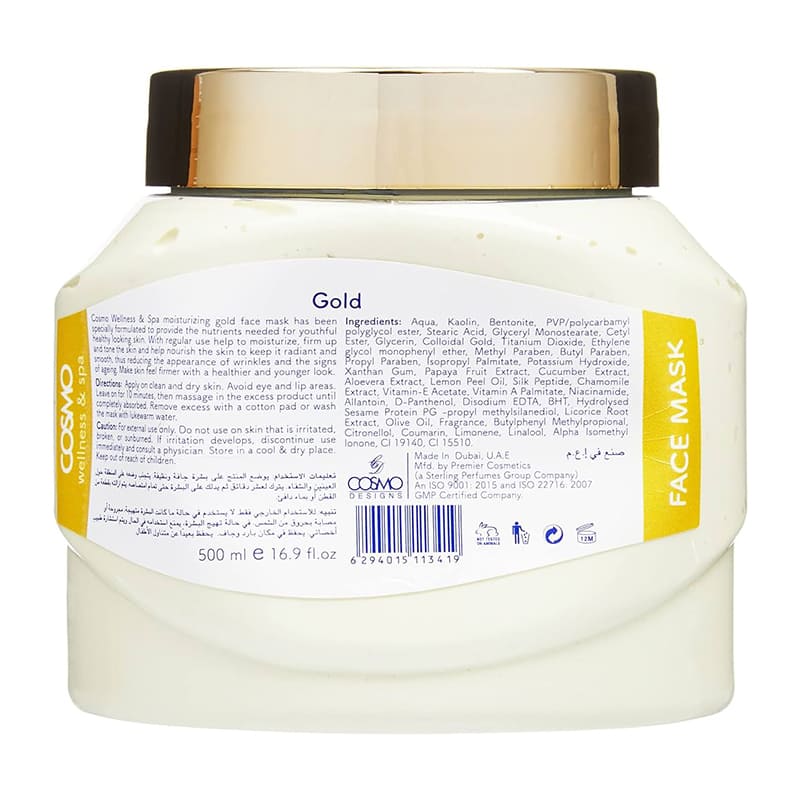 COSMO GOLD FACE MASK 500ML – buy online