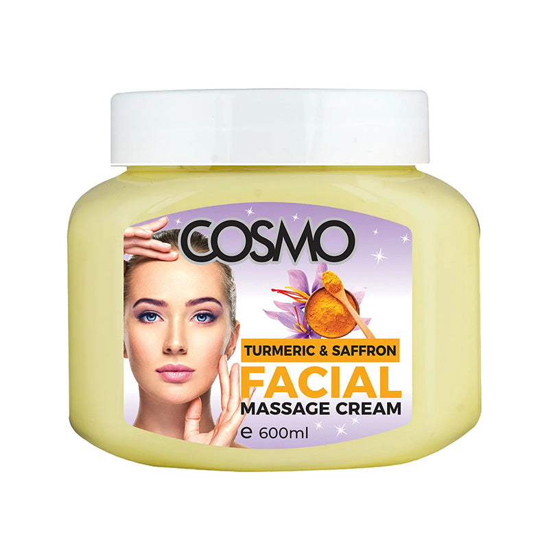 COSMO TURMERIC & SAFFRON FACIAL MASSAGE CREAM 600ML