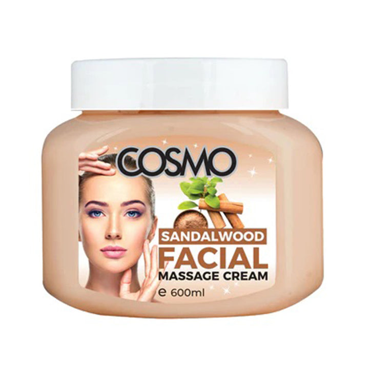 Face creams COSMO SANDALWOOD FACIAL MASSAGE CREAM 600ML