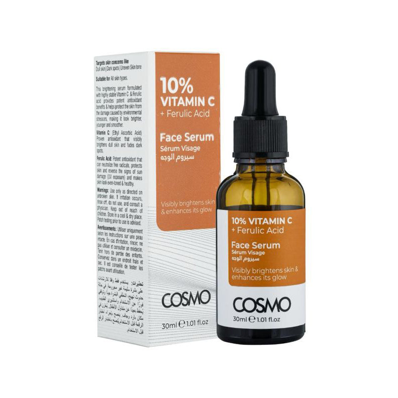 COSMO FACE SERUM VITAMIN C + FERULIC ACID 30ML – buy online