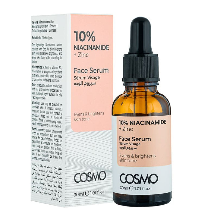 COSMO FACE SERUM 10% NIACINAMIDE + ZINC 30ML