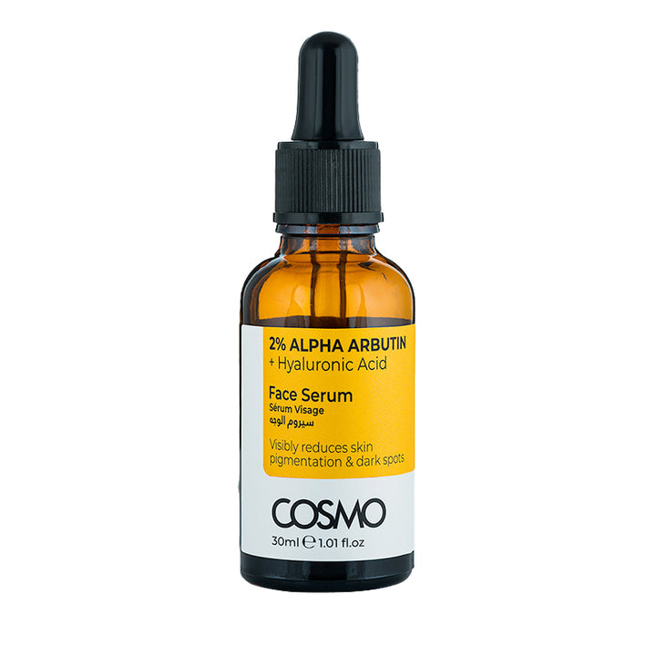 COSMO FACE SERUM 2% ALPHA ARBUTIN + HYALURONIC ACID 30ML