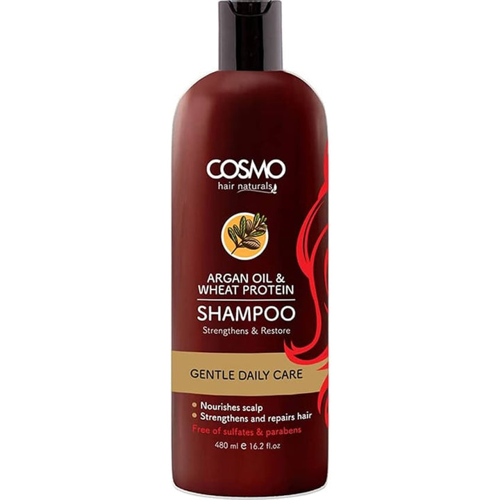 ARGAN OIL AND WHEAT PROTEIN SHAMPOO 480ML