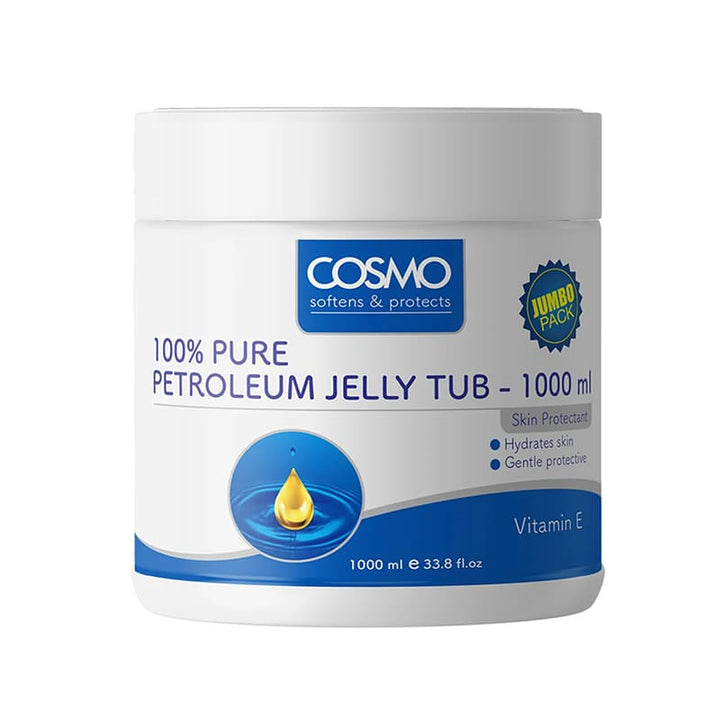 COSMO PETROLEUM JELLY TUB VITAMIN E 1000ML