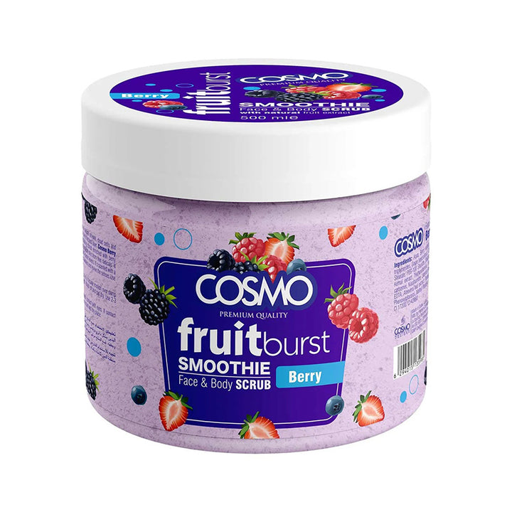 COSMO BERRY FRUITBURST FACE AND BODY SCRUB 500ML