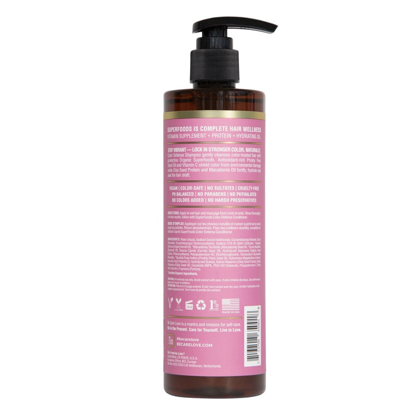 BE CARE LOVE SUPERFOODS COLOR DEFENSE SHAMPOO 355ML – buy online