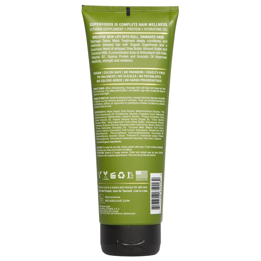 قناع إزالة السموم من الشعر التالف