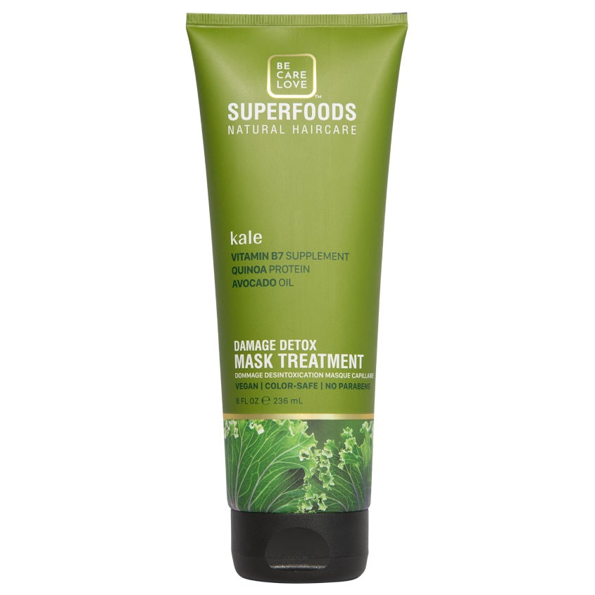 BE CARE LOVE SUPERFOODS DAMAGE DETOX MASK TREATMENT 236ML