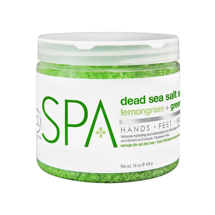 Body care products DEAD SEA SALT SOAK LEMONGRASS + GREEN TEA 454G