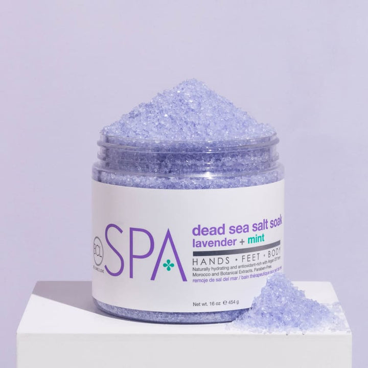 DEAD SEA SALT SOAK LAVENDER + MINT 454G