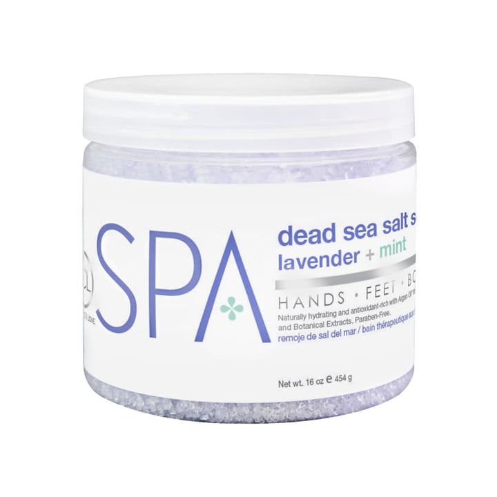 Body care products DEAD SEA SALT SOAK LAVENDER + MINT 454G