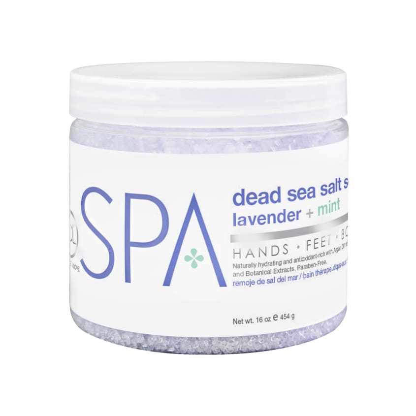 BE CARE LOVE DEAD SEA SALT SOAK LAVENDER + MINT 454G