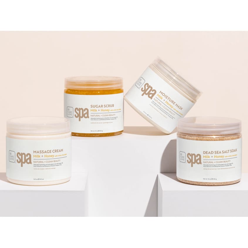 DEAD SEA SALT SOAK MILK + HONEY W/ WHITE CHOCOLATE 454G
