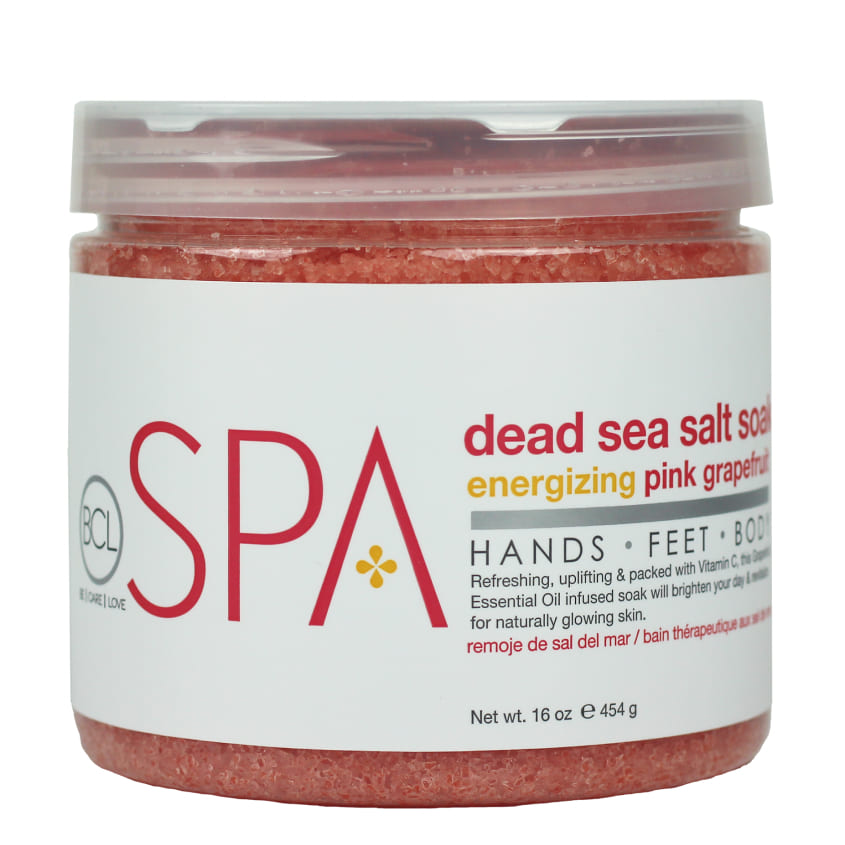 DEAD SEA SALT SOAK PINK GRAPEFRUIT 454G