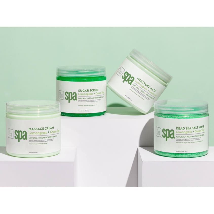 مقشر اليدين والقدمين والجسم بخلاصة الليمون والشاي الأخضر