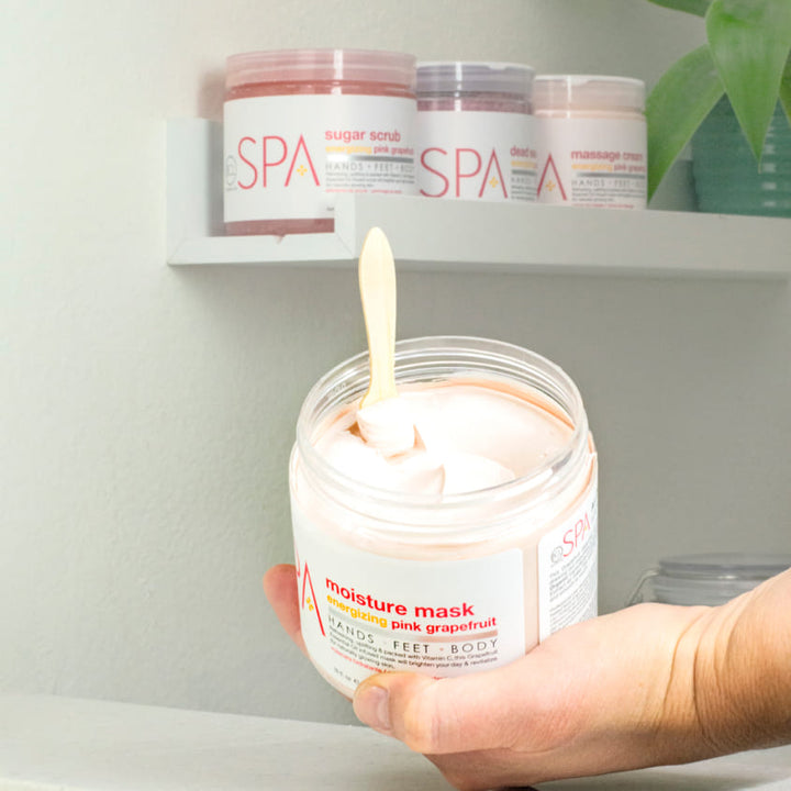 Moisturizing Hand, Foot, and Body Mask 'Pink Grapefruit'