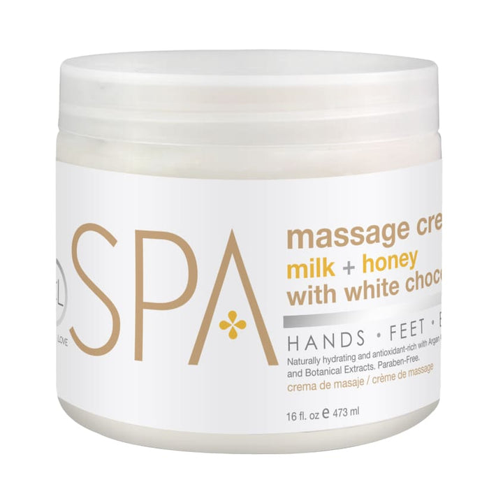 MASSAGE CREAM MILK + HONEY WITH WHITE CHOCOLATE 473ML