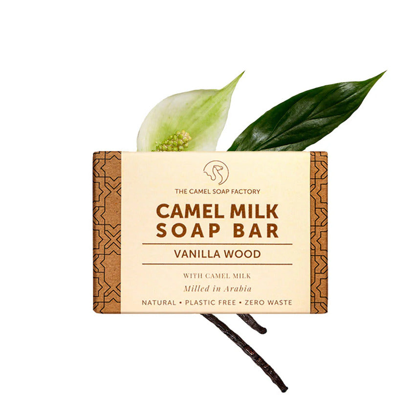 THE CAMEL SOAP FACTORY صابون الجمل - صابون حليب الجمل - صابون عربي مطحون - خشب الفانيليا