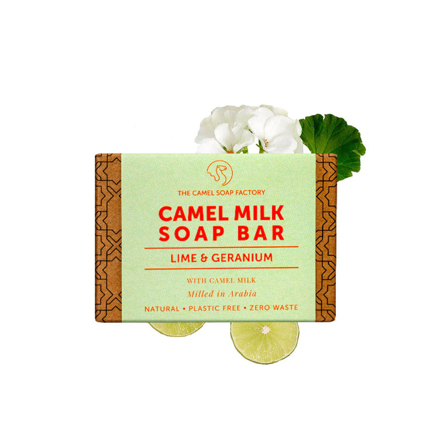 THE CAMEL SOAP FACTORY صابون الجمل - صابون حليب الجمل - صابون عربي مطحون - ليمون وإبرة الراعي