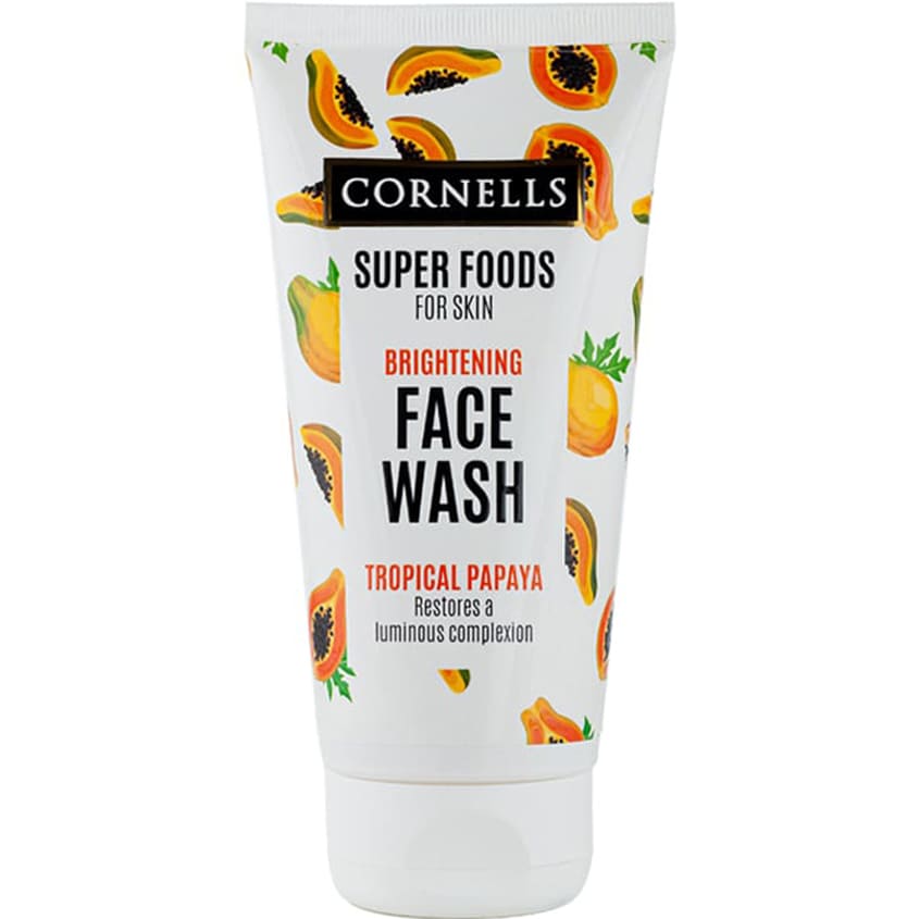 CORNELLS غسول الوجه بالبابايا الاستوائية من كورنيلز سوبر فودز