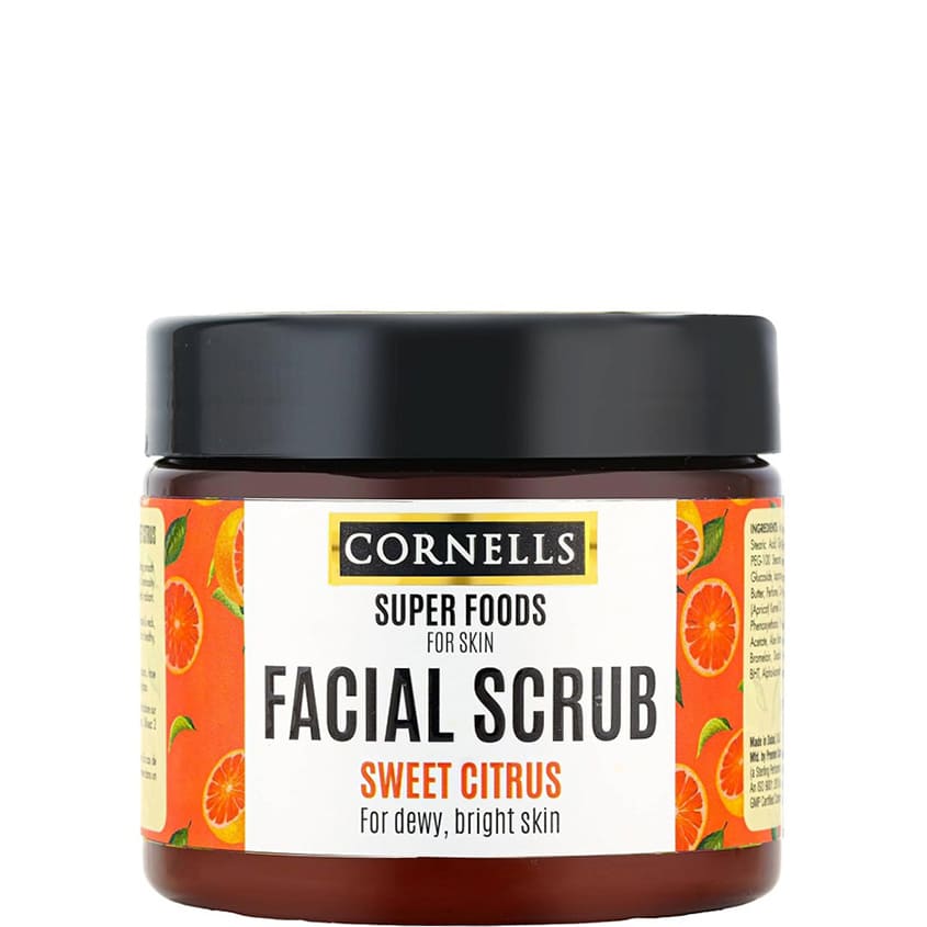 CORNELLS مقشر الوجه بالحمضيات الحلوة من كورنيلز سوبر فودز