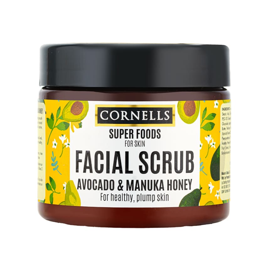CORNELLS AVOCADO & MANUKA HONEY FACIAL SCRUB FOR SKIN 330ML