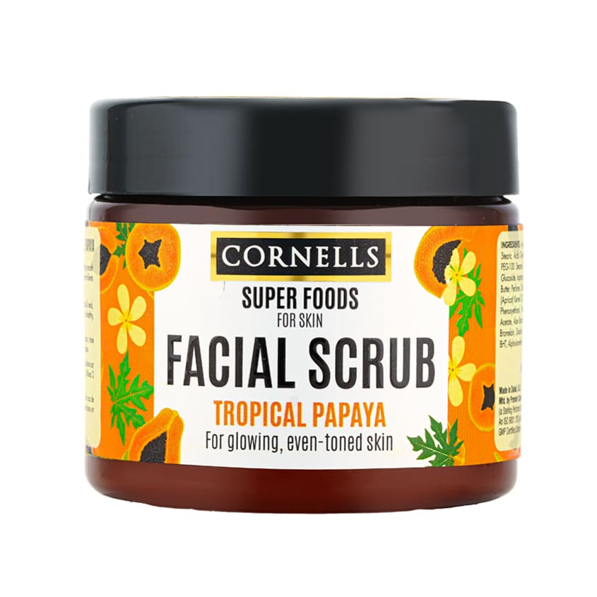 CORNELLS TROPICAL PAPAYA FACIAL SCRUB FOR SKIN 330ML