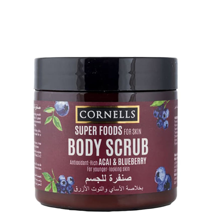 CORNELLS ACAI & BLUE BERRY BODY SCRUB FOR SKIN  475ML
