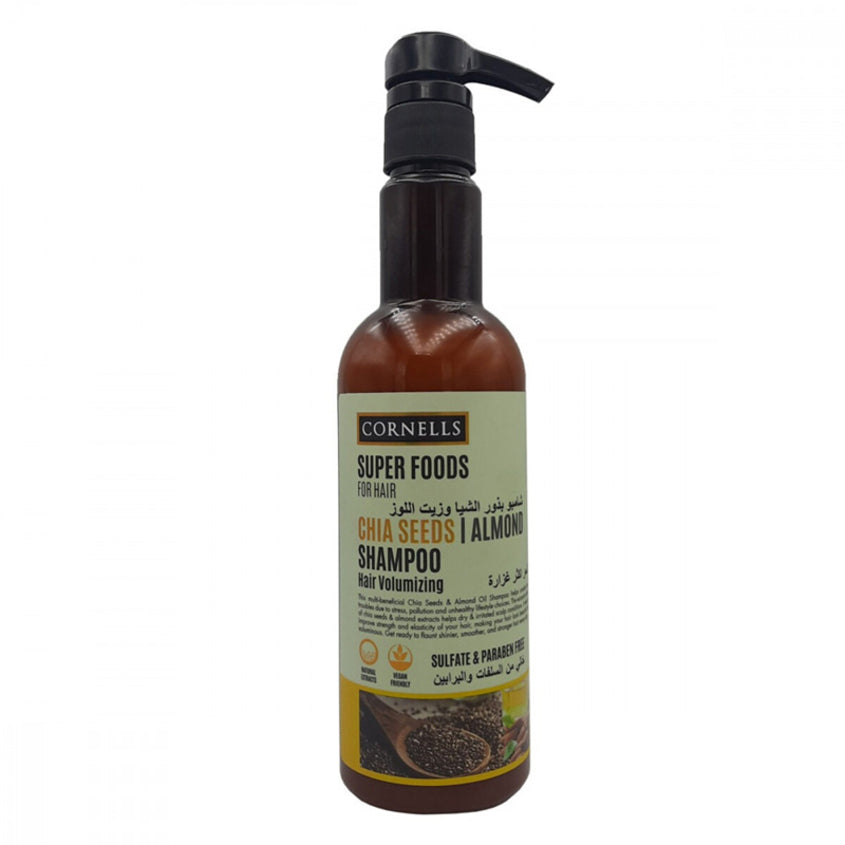 CORNELLS CHIA SEEDS / ALMOND SHAMPOO 500ML 