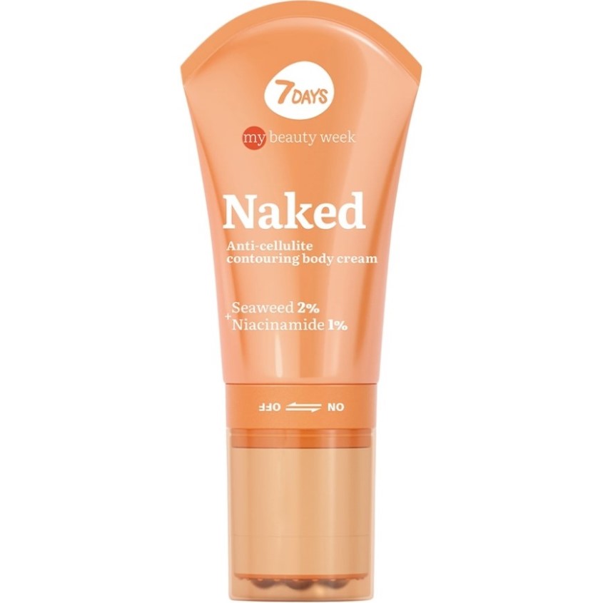 7DAYS NAKED ANTI-CELLULITE CONTOURING BODY CREAM SEAWEED 2% + NIACINAMIDE 1% 130 ML