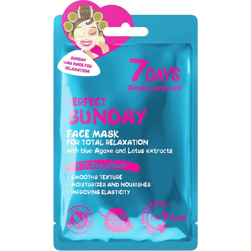 7DAYS PERFECT SUNDAY FOR TOTAL RELAXATION WITH BLUE AGAVE AND LOTUS 28 G