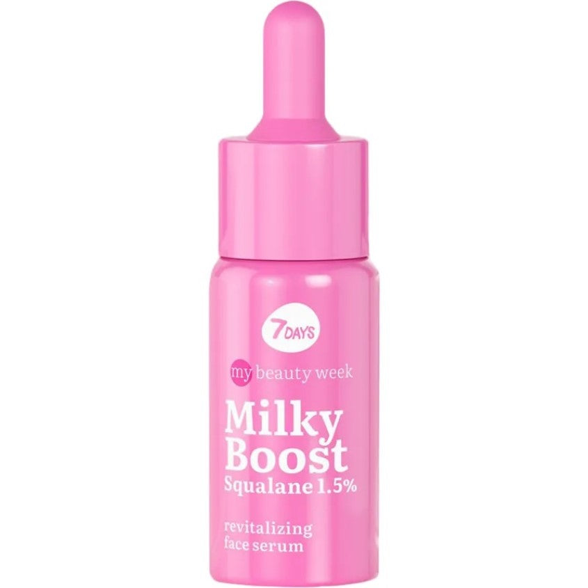 7DAYS MILKY BOOST SQUALANE 15% REVITALIZING FACE SERUM 20 ML