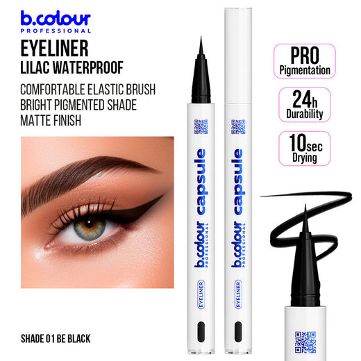 WATERPROOF EYELINER 01 BE BLACK 0,5 G