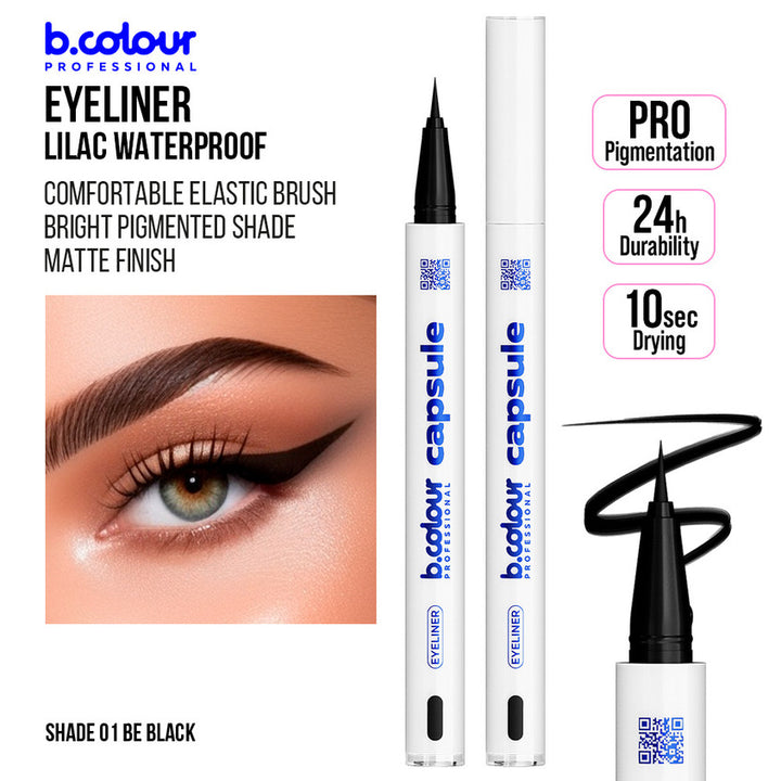 WATERPROOF EYELINER 01 BE BLACK 0,5 G