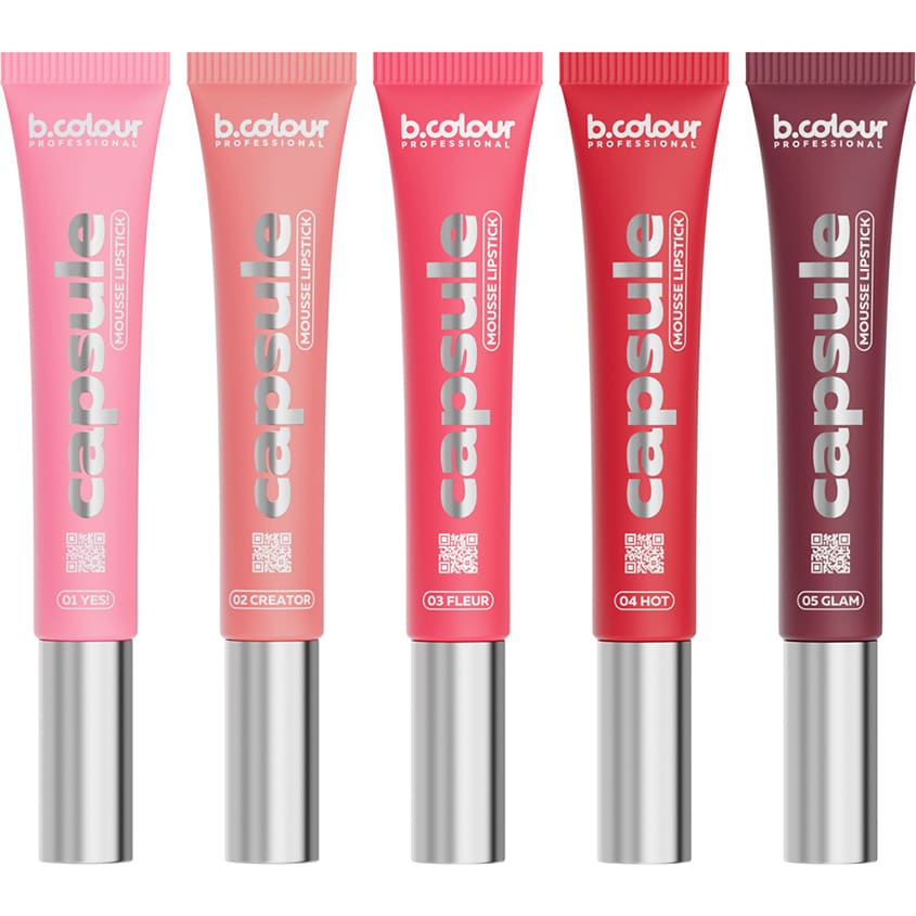 Hydrating Mousse Lipstick B.Colour Pro Capsule