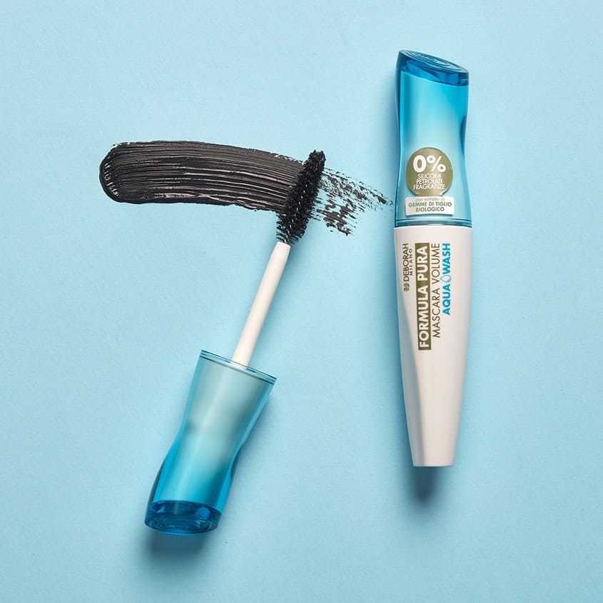 DEBORAH MILANO FORMULA PURA MASCARA VOLUME AQUA WASH black 12 ml – free delivery