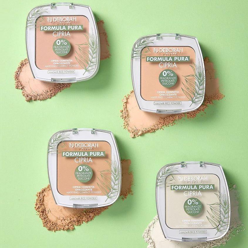 DEBORAH MILANO FORMULA PURA MATIFYING COMPACT POWDER, 02, 9g – free delivery