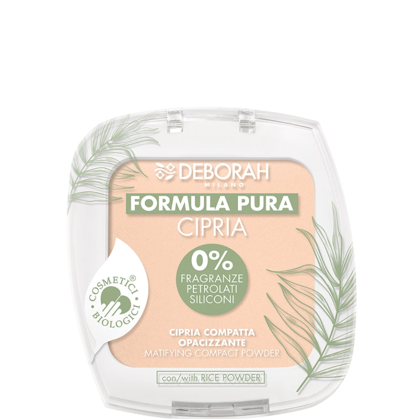 DEBORAH MILANO FORMULA PURA MATIFYING COMPACT POWDER, 02, 9g – buy online