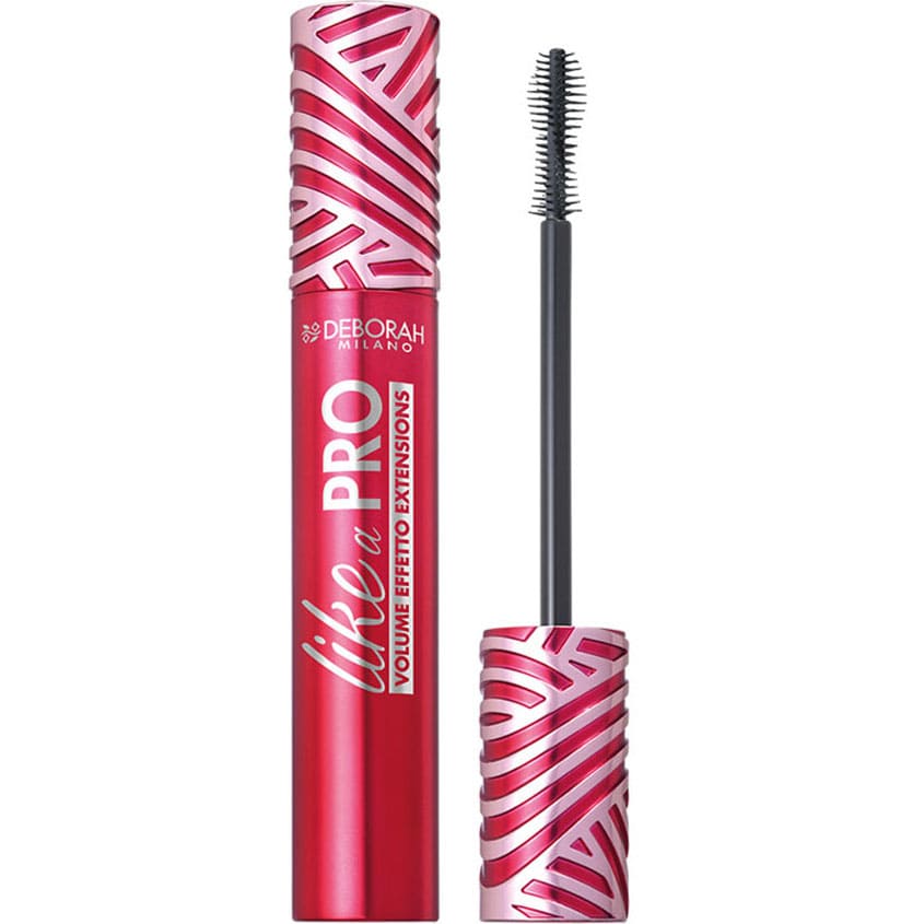 DEBORAH MILANO LIKE A PRO VOLUME EXTENSIONS MASCARA CON ACIDO IALURONICO Black 13ml