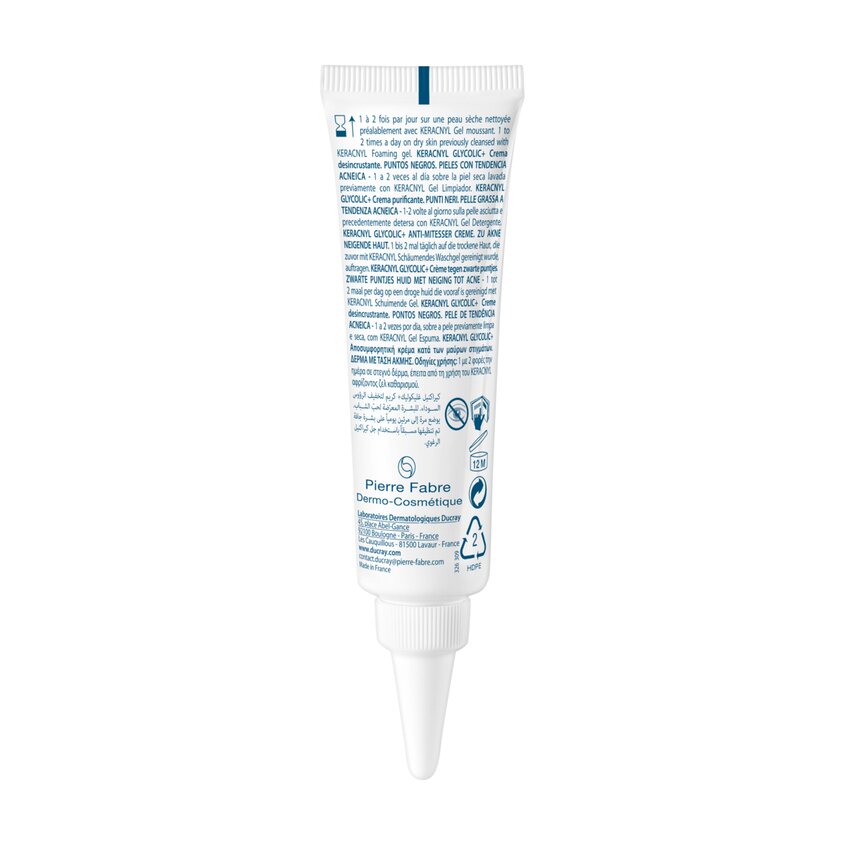 كريم إزالة الانسدادات Keracnyl Glycolic+