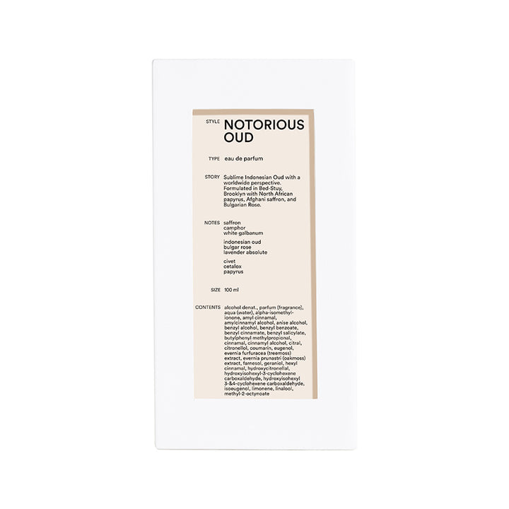 NOTORIOUS OUD EDP 100ML
