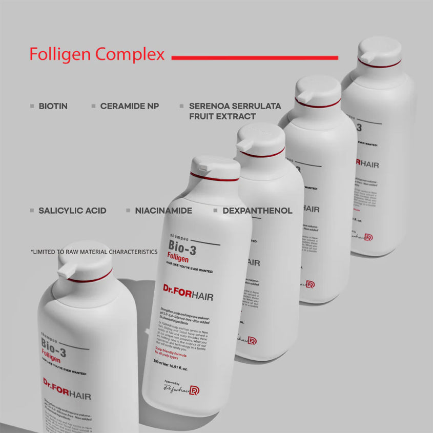 DR.FORHAIR DRFORHAIR FOLLIGEN BIO 3 SHAMPOO 500ML – buy online