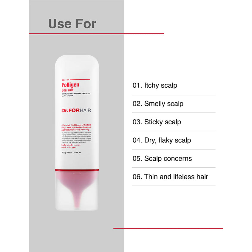 DR.FORHAIR DRFORHAIR SEA SALT SCALER (2021) 300ML – free delivery